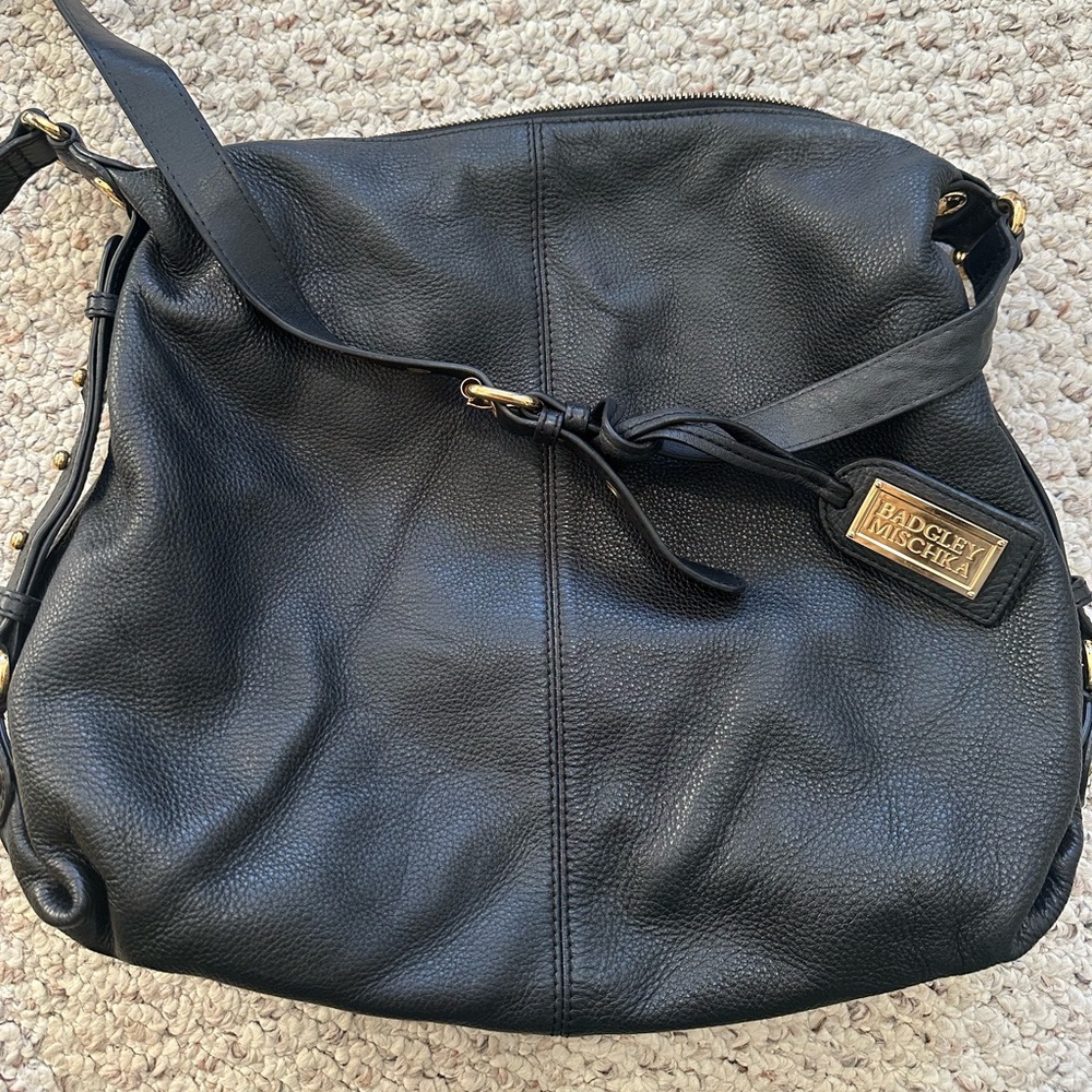 Badgley Mischka leather bag